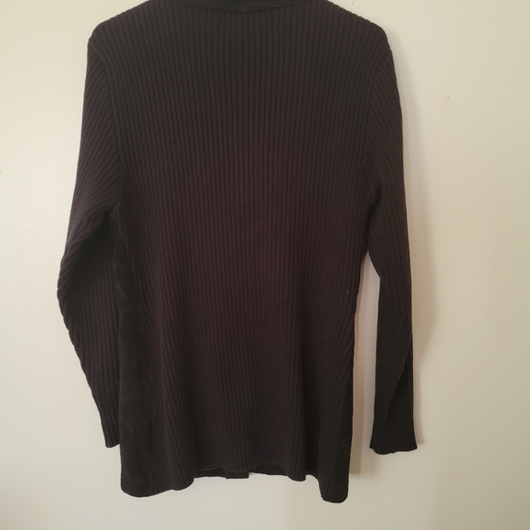 100% leather suede front jacket  veste - Picture 4 of 5